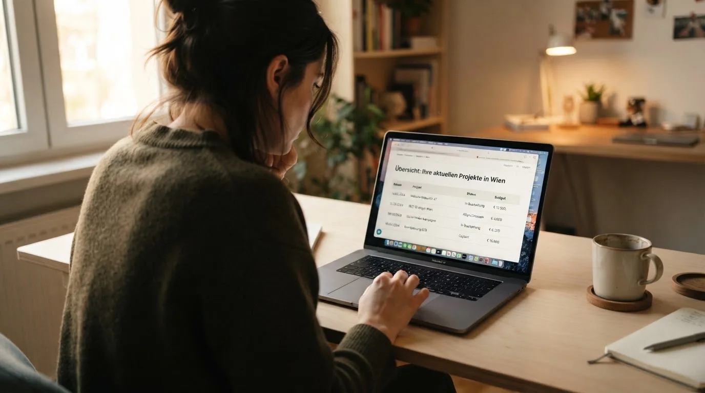 Person am Laptop liest eine Übersichtsseite zu Glücksspielen im Internet — 5 euro bonus ohne einzahlung casino